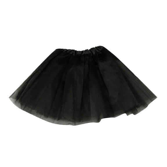 Ediodpoh Tutu Skirts for Women Holiday Party Fashion Birthday Cake Puffy Skirt 50Cm Length Mesh Half Skirt Women's Skirts Black One Size