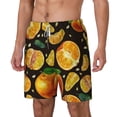 thumbnail image 2 of Balery Tangerine Mens Swim Trunks Swim Shorts for Men Quick Dry Inseam Beach Shorts with Compression Liner Pocket-X-Large, 2 of 9