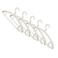 thumbnail image 1 of OUNONA 5Pcs Hanger for Sweaters Thickening Plastic Anti-slip for Indoor Use White, 1 of 2
