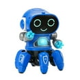 thumbnail image 1 of Robot Robot Juguete Seis Garras Plástico Inteligente Baile Luz Robot Eléctrico Juguete Para Niños, 1 of 5