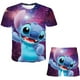 thumbnail image 1 of Conjuntos de ropa de punto de Disney para niños, ropa de verano para niños, camiseta de manga corta para niñas y pantalones, trajes de 2 uds, ropa para niños de 3 a 14 años Gao Jinjia LED, 1 of 2
