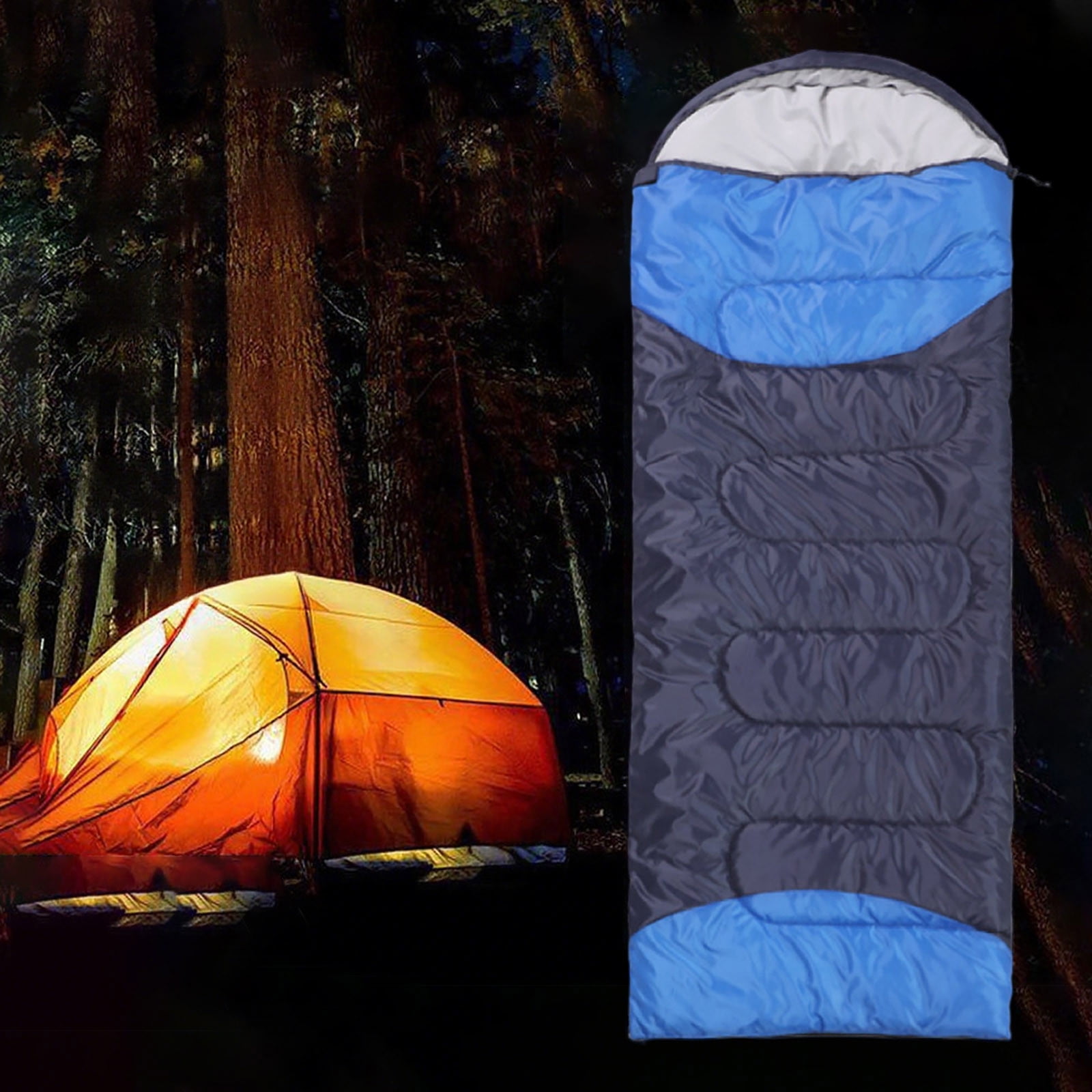 Adult Cold Weather Sleeping Bag, Lightweight Waterproof Thermal Sleeping Bag for Camping Hiking, Portable Compression Sack Included, Extra Long Sleeping Bag for Tall Adults Outdoor Indoor Use