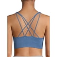 thumbnail image 3 of Avia Women’s Medium Support Seamless High Neck Strappy Back Sports Bra, 3 of 3