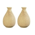 thumbnail image 1 of Handmade Khaki Vases for Decoration Unique Creative Shape Add Artistic Flavor to Home 2Pcs, 1 of 8