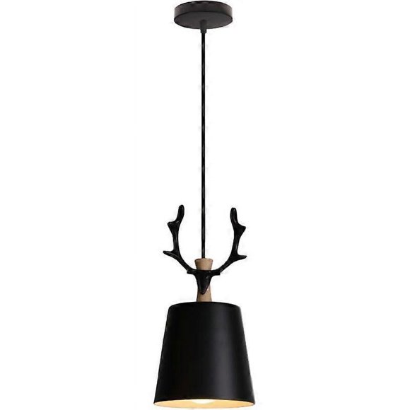 Modern minimalist suspension chandelier wrought iron E27 decorative chandelier antlers creative deer