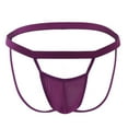 thumbnail image 2 of Mens Underwear Full Transparent Tulle Low-waist Hollow Ultra-thin Seamless Mesh Briefs, 2 of 6