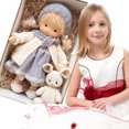 thumbnail image 4 of Decoración festiva suave lindo muñecas hechas a mano dibujos de peluches juguetes que recolectan juguetes para dormir abrazados muñecas juguete para niños niños, 4 of 6