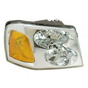 Replacement Eagle Eyes Passenger Side Headlight For 02-09 GMC Envoy 15069668
