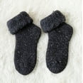thumbnail image 2 of Diufon Women's Fuzzy Warm Socks Velvet Thickened Warm Cute Middle Tube Sleep Socks Fall Winter Slipper Socks, 2 of 3