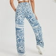 thumbnail image 4 of QATAINLAV Y2K Straight Leg Jeans for Women Casual High Waisted Denim Pants Vintage Graphic Printed Jean Trousers with Pockets Sky Blue M, 4 of 6