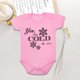thumbnail image 2 of Body De Bebé Canastilla Onesies Para Niños Pequeños Niñas Niños Camiseta De Manga Corta Con Estampado De Letras Mono Mameluco Rosa Odeerbi LM103-6332, 2 of 5