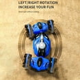thumbnail image 3 of 2.4GHz Amphibious Remote Control Car with Dual Controllers (Watch + Traditional), Blue, 2 Batteries - 2-in-1 Stunt Vehicle: Flat Racing & Rock Climbing Modes, One-Key Transformation, Auto Demo, 40M, 3 of 7