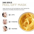 thumbnail image 3 of 24k Gold Peel Off Mask, 24k Gold Face Mask, Anti-wrinkle Anti Ageing Face Mask, Skin Firming & Rejuvenating For Radiant Face Masks, 3 of 3