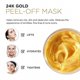 thumbnail image 3 of 24k Gold Peel Off Mask, 24k Gold Face Mask, Anti-wrinkle Anti Ageing Face Mask, Skin Firming & Rejuvenating For Radiant Face Masks, 3 of 3