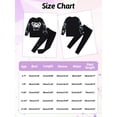 thumbnail image 2 of Usaibhir Girls Clothes Girl Print Long Sleeve Pullover Sweatshirt and Leggings 2PC Girls Outfits Fall 6-14T, 2 of 11