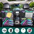 thumbnail image 5 of Neon zebra splatter print art 61 Pack Backseat Protector Seat Covers for Your Car, SUV, Minivan or Truck Seats - Vehicle Back Seat Safety Accessories - Universal Fit Automotive Interior Protectors, 5 of 5