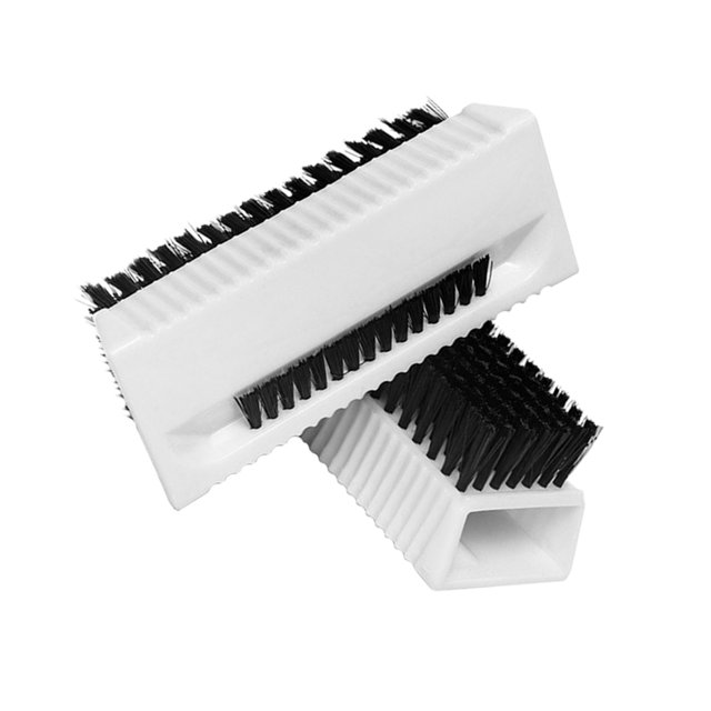 2PCS Fingernail Scrub Brush Hair Hand Clean Brush High Temperature Resistance Brush Portable Washing Hand Brush for Home Store Use (White)