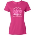 thumbnail image 3 of Inktastic Staying Strong Together with Pink Breast Cancer Ribbon Women's T-Shirt, 3 of 5