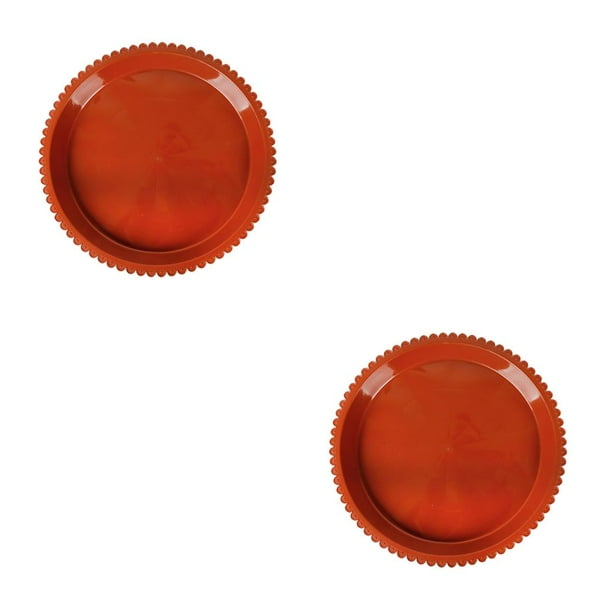 Bandeja portátil Bewildely plástico Rojo marrón 140x9.2cm 2piezas