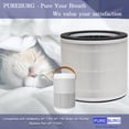 thumbnail image 2 of AP-T100FL Replacement Filter Compatible with HoMedics AP-T100 AP-T95 Smart Air Purifier, 2-Pacck H13 HEPA Activated Carbon 2-in-1 3-Stage Filtration, 2 of 6