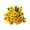 Yellow, variant on D-GROEE 5Pcs Simulated Flowers Artificial Flower Good Detail Realistic No Wither No Watering Long-lasting Fake Rose Photo Prop Table Centerpiece Wedding Party