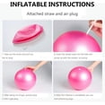 thumbnail image 3 of HSHDLDF Mini Pilates Ball Exercise Ball for Yoga 25cm Mini Yoga Ball, Core Ball,Small Workout Ball, Mini Stability Ball,Ballon Exercise Ball for Aadults, 3 of 6