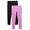 Black Soot/ Smooth Lilac, variant on Athletic Works Girls Active Leggings with UPF 30, Sizes 4-18 & Plus