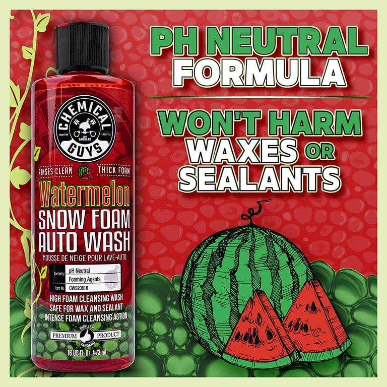 Free Shipping! Chemical Guys CWS208 Watermelon Snow Foam Car Wash