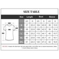 thumbnail image 3 of Women T-shirt Digital Print Loose Top Bohemian Ruffled Blouse, Red, S, 3 of 4