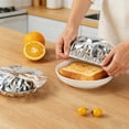 thumbnail image 4 of Reusable Pop-Up Foil Food Insulation Cover, Universal Kitchen Aluminum Foils Bags For Food, Adjustable Foods Storage Covers For Any Plate Or Bowl (30Pcs/Bag), 4 of 5