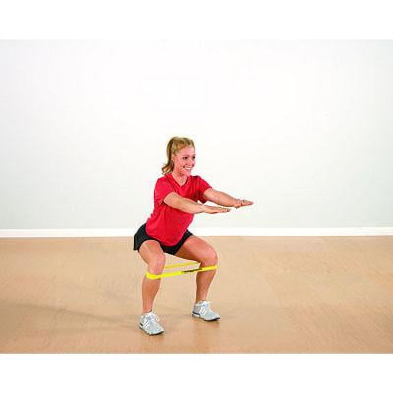 Perform Better Miniband - Fascia Elastica Leggera Per Allenamento, Stretching E Fisioterapia - Colore Giallo, 20 Cm