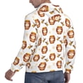 thumbnail image 6 of Lsque Wooden Barrels With Honey Pattern Casual Men's Hoodie,Hooded Sweatshirt with Kangaroo Pocket,Pullover Hoodie-Small, 6 of 7