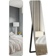 thumbnail image 1 of HOMCOM Full Length Mirror, Rectangular Full Body Mirror, Black, 1 of 10