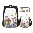 thumbnail image 1 of Balery Herbs and Wildflowers Mochila escolar 3 en 1 para niños: mochila resistente con lonchera térmica y estuche para lápices. Mochila escolar para niños y niñas., 1 of 7