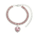 thumbnail image 1 of Pet Cat & Dog Necklace: Metal, Diamond - Inlaid, Anti - Chewing, Lightweight Aluminum, Stylish, 1 of 5