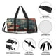 thumbnail image 4 of Balery Vintage American Flag Elephant Bolsa de Gimnasio para Mujeres y Hombres, Bolsa de Viaje Impermeable, Bolsa de Fin de Semana con Compartimento para Zapatos y Bolsillo Húmedo, 4 of 6