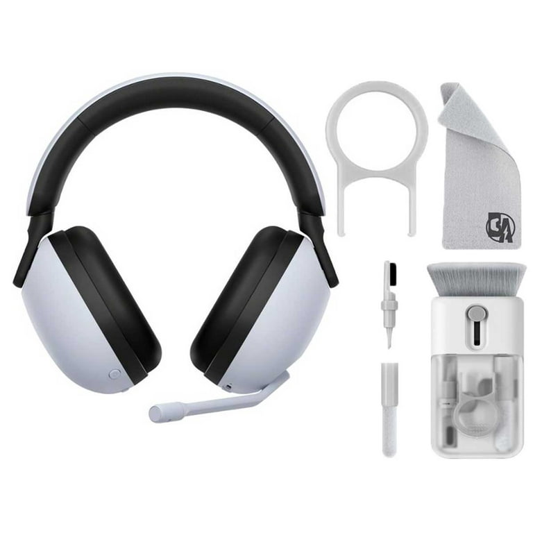 Sony INZONE H9 Wireless Noise Canceling Gaming Headset White With Cleaning  Kit Bolt Axtion Bundle Like New