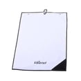 thumbnail image 1 of Golf Towel With Brush 40x60cm Portable Microfiber Fabric Waffle Pattern 6-Color Options WHITE, 1 of 6