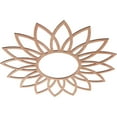 thumbnail image 2 of Ekena Millwork 38"OD x 12 1/2"ID x 1/4"T Daisy Wood Fretwork Pierced Ceiling Medallion, Cherry, 2 of 3