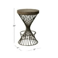 thumbnail image 2 of Hillsdale Kanister 26" Wood Modern Counter Stool in Gray Finish, 2 of 7