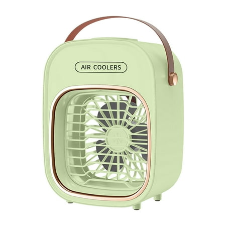 

VOAVEKE Fan For Bedroom Portable Fan New Small Fan Rechargeable Spray Humidification Wa Ter Cooled Fan Office Desktop USB Portable Countertop Mini Fan