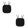 thumbnail image 1 of Cojín para silla desmontable Advancent de poliéster fácil de limpiar Negro 41*41cm 2piezas, 1 of 6