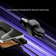 thumbnail image 5 of Fast PD Car Charger for TCL 50 LE/XE 5G/XL 5G/60/60R/K32 5G - 60W 2-Port USB-C 6ft Long Type-C Cable Power Adapter DC Socket Plug-in with Cord, 5 of 6