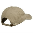 thumbnail image 4 of Bison Mascots Embroidered Washed Cap - Khaki OSFM, 4 of 5