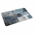 thumbnail image 2 of Navy Blue Grey Door Mat&nbsp;Indoor Outdoor Entrance,Non Slip Rug for Kitchen Bathroom Entryway Rug,Modern Oil Painted Abstract Art Aesthetics Washable Doormat Floor Mat 20x31.5 Inch, 2 of 8