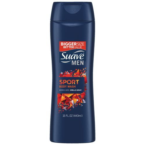 Suave Men Sport Body Wash 15 oz