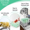 thumbnail image 5 of JIAYUEZHAO 12-Well Easy-Release BPA-Free Silicone Ice Pop Makers, Green, 5 of 8