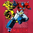 thumbnail image 3 of CafePress - Transformers Teamwork Dark T Shirt - Men's Classic Graphic Cotton T-Shirt, 3 of 4