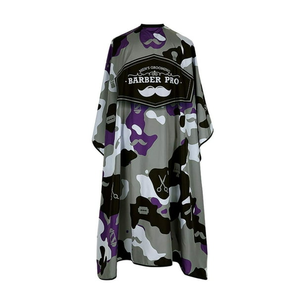 Capa de peluquero jinwen impermeable Camuflaje Morado