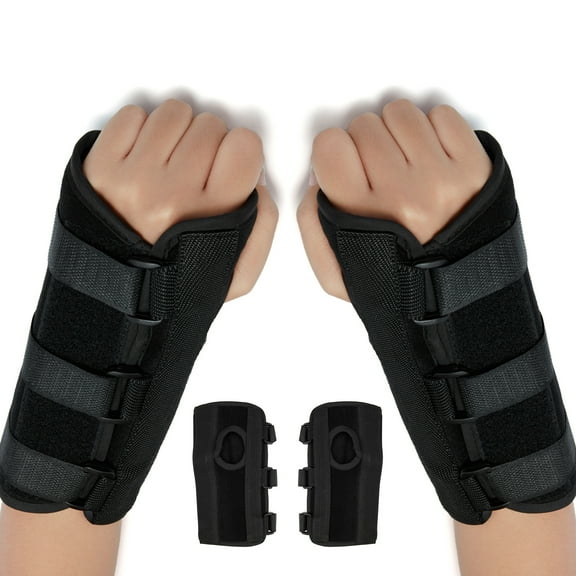 YouLoveIt Breathable Wrist Brace Medical Carpal Tunnel Splint SupportArthritis Sprain Gym Hand Protector Right & Left Hand, 3 Straps Adjustable
